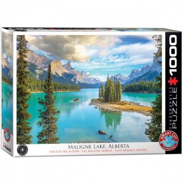 Jezioro Maligne, Alberta, Kanada - Sklep Art Puzzle